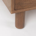 Astrid 71L x 17W x 303H Medium Brown Solid Wood 6 Drawer Sideboard - Default Title
