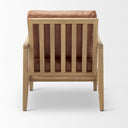 Raeleigh Tan Faux Leather Accent Chair - Default Title