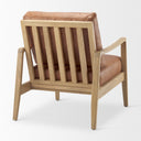 Raeleigh Tan Faux Leather Accent Chair - Default Title