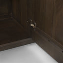 Terra 72L x 18W x 32H Dark Brown Wood Fluted Sideboard - Default Title