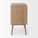 Sable 370L x 170W x 305H Light Brown Wood Accent Cabinet - Default Title