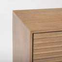 Sable 370L x 170W x 305H Light Brown Wood Accent Cabinet - Default Title