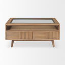 Sable 380L x 270W x 180H Light Brown Wood Coffee Table - Default Title