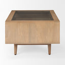 Sable 380L x 270W x 180H Light Brown Wood Coffee Table - Default Title