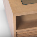 Sable 380L x 270W x 180H Light Brown Wood Coffee Table - Default Title