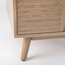 Sable 190L x 190W x 215H Light Brown Wood Side Table - Default Title