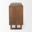 Grier Medium Brown Solid Wood WCane Sideboard - Default Title
