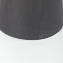 Maxwell 32 Round Black-Brown Wood w Black Metal Pedestal Bistro Table - Default Title