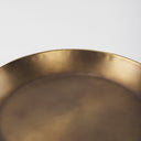 Eagan 160L x 160W x 15H Brass Aluminium Tray Small - Default Title