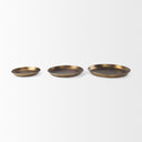Eagan 160L x 160W x 15H Brass Aluminium Tray Small - Default Title