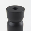 Malta Black Large Metal Candle Holder - Default Title