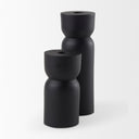 Malta Black Large Metal Candle Holder - Default Title