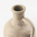Zenni 53L x 53W x 93H Warm Beige Ceramic Vase - Default Title