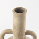 Zenni 61L x 61W x 120H Warm Beige Ceramic Vase - Default Title
