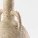Zenni 61L x 61W x 120H Warm Beige Ceramic Vase - Default Title