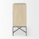 Hogarth 360L x 160W x 340H 2 Door Blonde Wood Accent Cabinet - Default Title