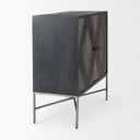 Hogarth 360L x 160W x 340H 2 Door Dark Accent Cabinet - Default Title