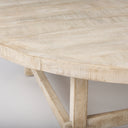 Rosie 480L x 480W x 160H Round Blonde Wood Coffee Table - Default Title