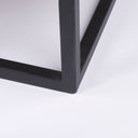 Sloan 800L x 170W x 360H Black Wood WBlack Metal Frame Sideboard - Default Title