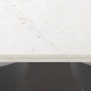 Maxton 790L x 390W x 300H Marble Top w Gunmetal Base Dining Table - Default Title