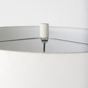 Melanie 170L x 170W x 305H White Shade WWhite Base Table Lamp - Default Title