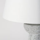 Julia 160L x 160W x 270H Gray Antique Painted Cement Table Lamp - Default Title