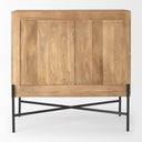 Cairo 360L x 195W x 360H 2 Door Wood and Metal Cabinet - Default Title