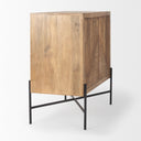 Cairo 360L x 195W x 360H 2 Door Wood and Metal Cabinet - Default Title