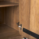 Cairo 360L x 195W x 360H 2 Door Wood and Metal Cabinet - Default Title