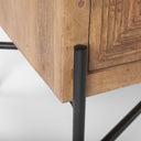 Cairo 360L x 195W x 360H 2 Door Wood and Metal Cabinet - Default Title