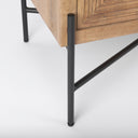 Cairo 360L x 195W x 360H 2 Door Wood and Metal Cabinet - Default Title