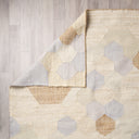 Mayson 5x8 Cream Multi-Colored Honeycomb Pattern Area Rug - Default Title