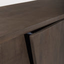 West 820L x 180W x 340H Wooden Angular Sideboard - Default Title