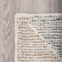 Kolt 5x8 Neutral Geometric Patterned Wool Area Rug - Default Title