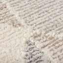 Kolt 5x8 Neutral Geometric Patterned Wool Area Rug - Default Title