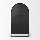 Sloan 855H Black Wood WBlack Metal Frame Arch Cabinet - Default Title