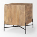Cairo 220L x 220W x 260H Wood 2 Drawer Accent table - Default Title