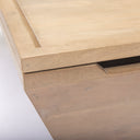 Wyatt 410L x 410W x 160H Brown Wood Angular Coffee Table - Default Title