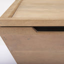 Wyatt 410L x 410W x 160H Brown Wood Angular Coffee Table - Default Title