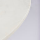 Maxwell Marble Top Pedestal Base Round Coffee Table - Default Title