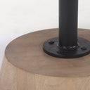 Maxwell Marble Top Pedestal Base Round Coffee Table - Default Title