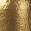 Leo 180L x 180W x 310H Gold Hammered WWhite Fabric Shade Table Lamp - Default Title