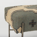 Avery I 55L x 17W Multi Colored Upholstered Patterned Seat Accent Bench - Default Title
