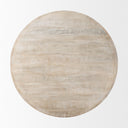 Rosie 480L x 480W x 160H Round Blonde Wood Coffee Table - Default Title