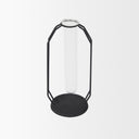 Aria 43L x 39W x 96H Metal and Glass Decorative Accent - Default Title