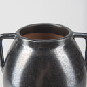 Kora Medium Dark Metallic Double Ear Vase - Default Title