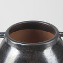 Kora Medium Dark Metallic Double Ear Vase - Default Title