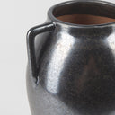 Kora Medium Dark Metallic Double Ear Vase - Default Title