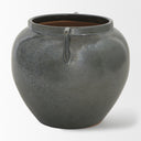 Kora Short Dark Metallic Double Ear Vase - Default Title