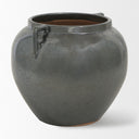 Kora Short Dark Metallic Double Ear Vase - Default Title